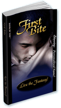 Personalzed romantic novel: First Bite Cover