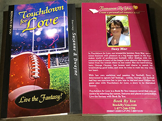 Book By You reviewer ...my thanks for my amazing personalized book - Touch Down for Love for an early Valentine's gift.